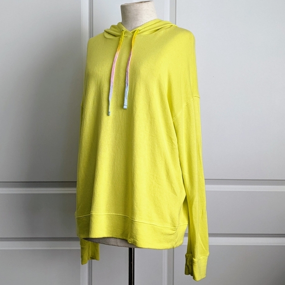 Sundry Basic Hoodie Pullover Tie Dye Drawstrings Long Sleeves Lemonade M NWT - Picture 11 of 14